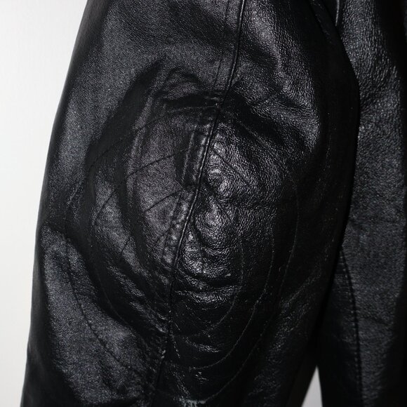 725 Originals faux Leather Moto Jacket Men’s Size S - Picture 5 of 9